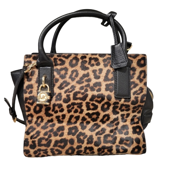 MICHAEL Michael Kors Handbags - Michael Kors McKenna Leopard Print Handbag